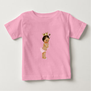 Princess Pink & Gold  Baby T-Shirt