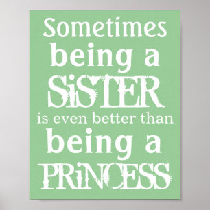 Princess poster for sisters