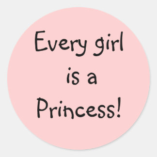 Princess Power! Classic Round Sticker