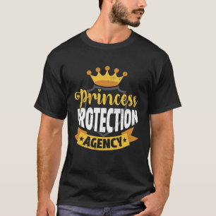 Princess Protection Agency Tiara Badge Fathers Day T-Shirt