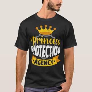 Princess Protection Agency Tiara Badge Mens Father T-Shirt