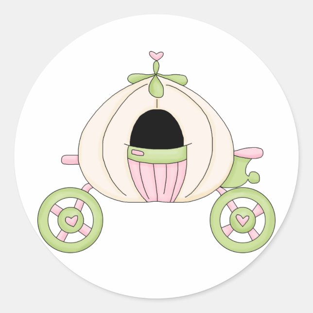 Princess Pumpkin Coach Sticker (Front)