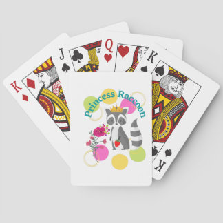 Princess Racoon by Bella Playing Cards