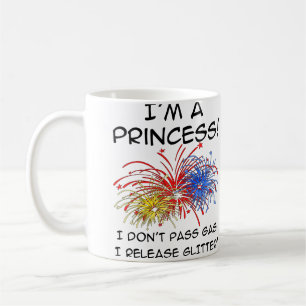 Princess Release Glitter Funny Mug