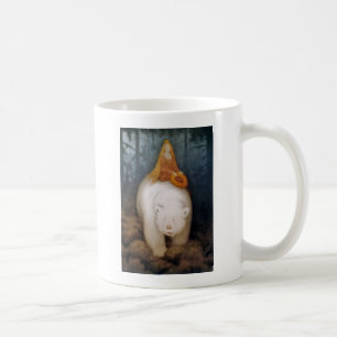 Princess Riding King Polar Bear Coffee Mug