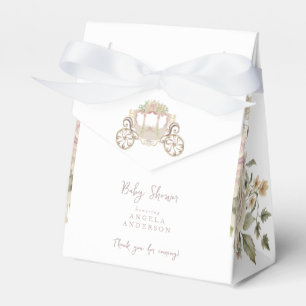 Princess Rose Gold Baby Shower Thank You  Favour Box
