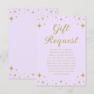 Princess Royal Birthday Gift Request Card