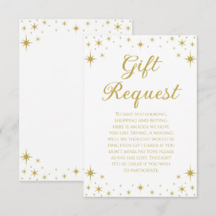 Princess Royal Birthday Gift Request Card