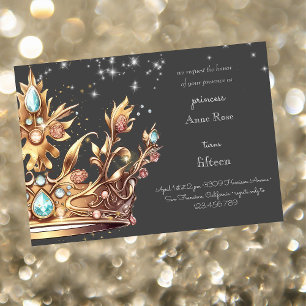 Princess royal Birthday Invitation