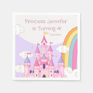 Princess Royal Castle Birthday Party  Napkin
