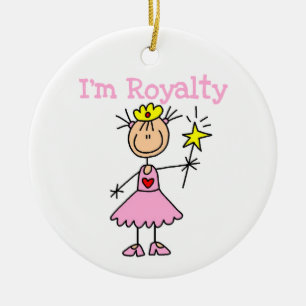 Princess Royalty Ceramic Ornament