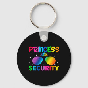 Princess Security Birthday Halloween Party Funny M Key Ring