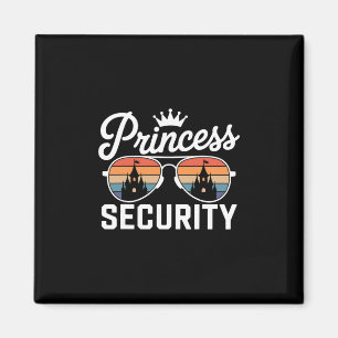 Princess Security Castle Sungles Funny Family Vaca Magnet