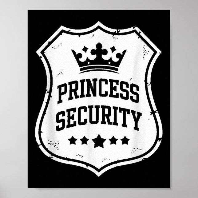 Princess Security Family Matching  Poster (Front)