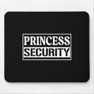 Princess Security Fun Birthday Halloween Party Des Mouse Pad