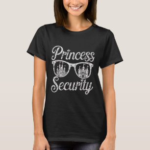 Princess Security Funny Graphic Halloween T-shirt. T-Shirt