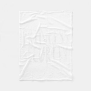 Princess Security Halloween Costume Dad Men Matchi Fleece Blanket