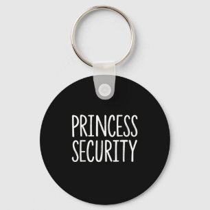 Princess Security Halloween Costume Dad Men Matchi Key Ring