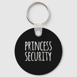 Princess Security Halloween Costume Dad Men Matchi Key Ring