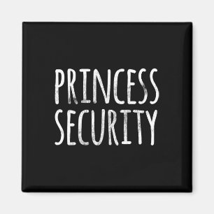 Princess Security Halloween Costume Dad Men Matchi Magnet