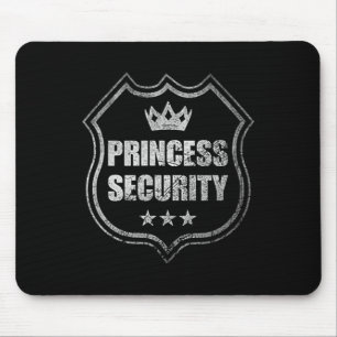Princess Security Protection Birthday Party Matchi Mouse Pad