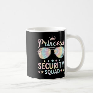 Princess Security Protection Retro Castle Matching Coffee Mug
