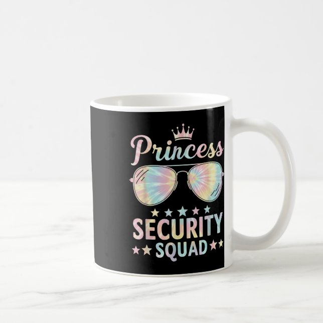 Princess Security Protection Retro Castle Matching Coffee Mug (Right)