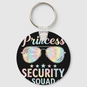 Princess Security Protection Retro Castle Matching Key Ring