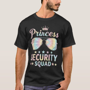 Princess Security Protection Retro Castle Matching T-Shirt