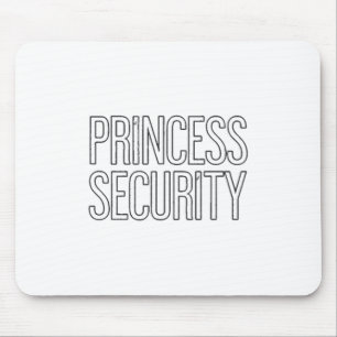 Princess Security Team Dad & Mum Birthday Part Mouse Pad