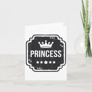 Princess Security Team Dad Mum Birthday Party Card