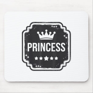 Princess Security Team Dad Mum Birthday Party Mouse Pad