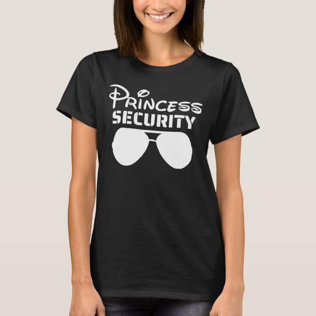 Princess Security  Text design T-Shirt (Front)
