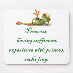 Princess Seeks Frog Mousepad