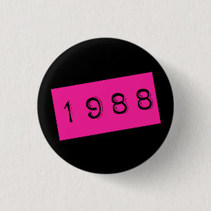 Princess since 1988 3 cm round badge