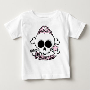 Princess Skull Baby T-Shirt