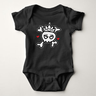 Princess Skull&Cross Bones Baby Bodysuit
