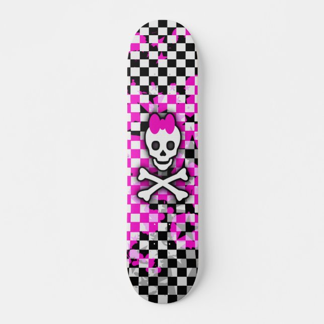 Princess Skull Girls Skateboard (Front)