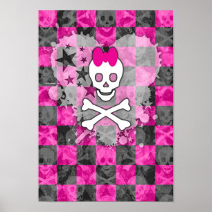 Princess Skull Poster