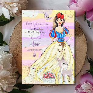 Princess Snowy Birthday Invitation
