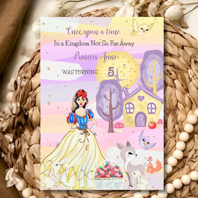 Princess Snowy Birthday Invitation (Creator Uploaded)