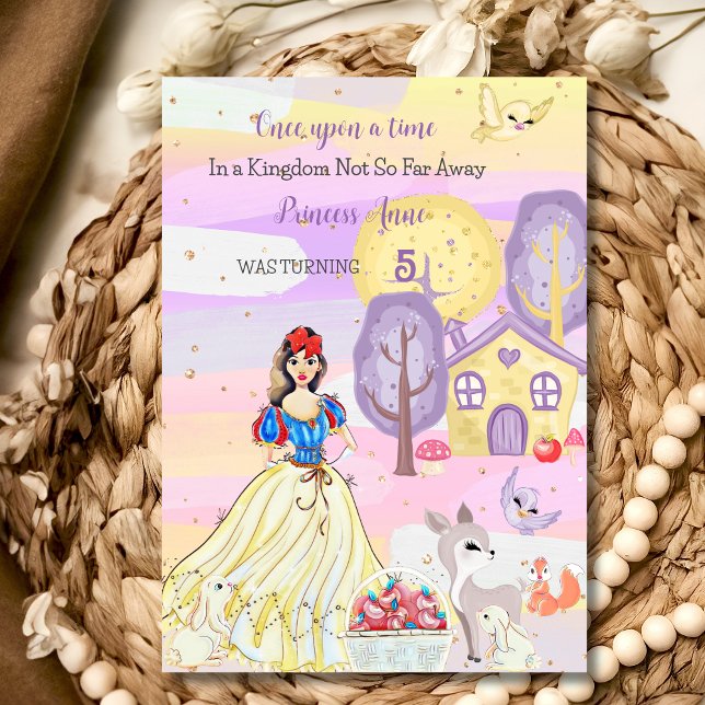Princess Snowy Birthday Invitation (Creator Uploaded)