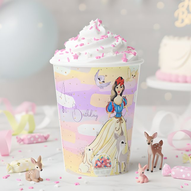 Princess Snowy Birthday Paper Cup (Creator Uploaded)