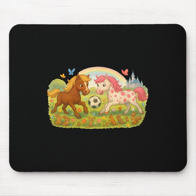 Princess Soccer Pony  Mouse Pad (Front)