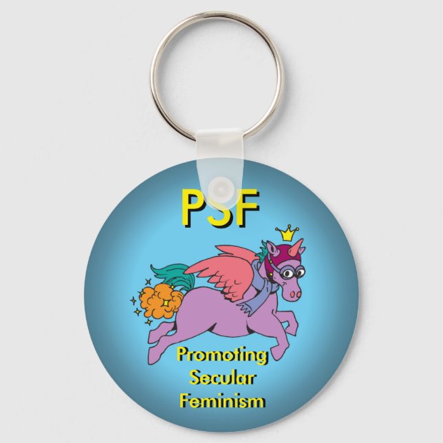Princess SparkleFarts Keychain! Key Ring (Front)