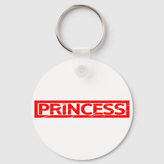 Princess Stamp Key Ring (Front)