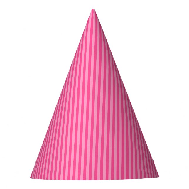 Princess Stripes-3-PAPER PARTY HATS (Front)