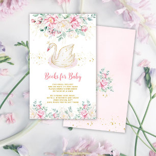 Princess Swan Books for Baby Enclosure Card