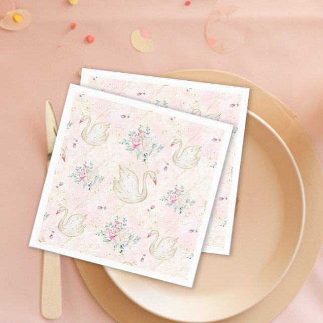 Princess Swan Napkin (Creator Uploaded)