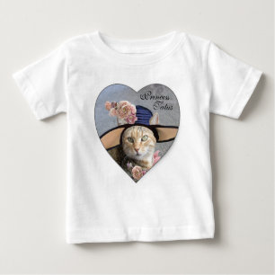 PRINCESS TATUS /ELEGANT CAT,BIG DIVA HAT AND ROSES BABY T-Shirt